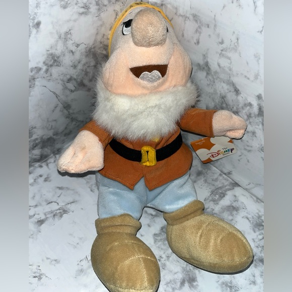 Disney | Toys | Disney Store Snow White Seven Dwarfs Happy Dwarf Plush ...